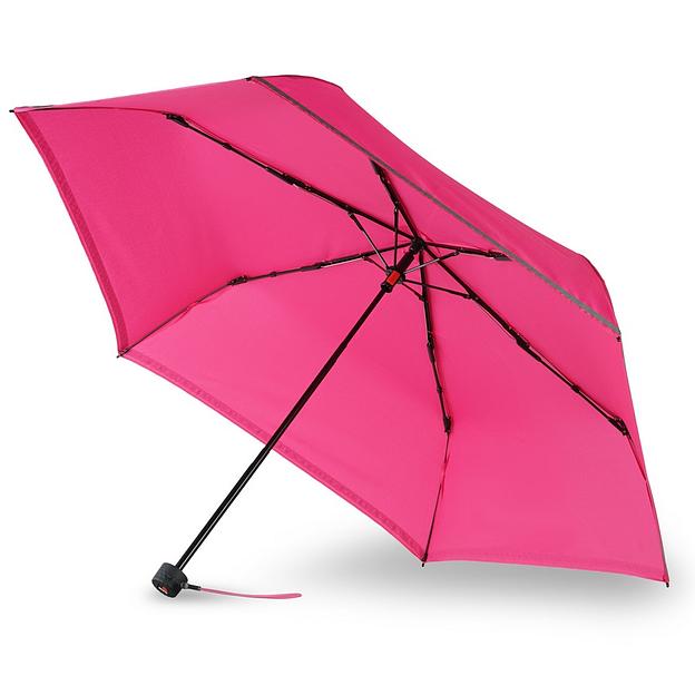 Зонт Knirps детский механический X.050 Rookie Manual FLAMINGO REFLECTIVE 95 6050 1301 фото 3