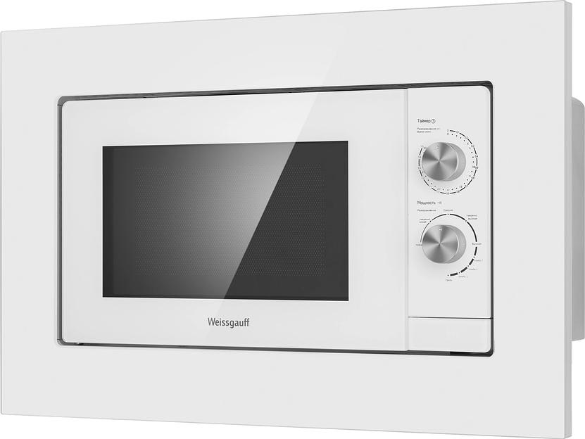 Микроволновая печь встраиваемая 20L HMT-2012GRILL WHITE WEISSGAUFF фото 3