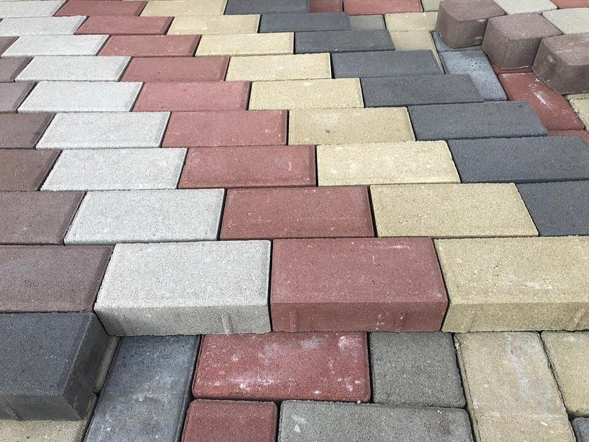 Камень «Прямоугольник», красный, 200х100х80 мм, опт фото 1