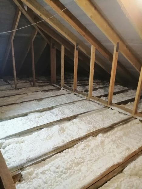 Утепление пеной ППУ (пенополиуретаном) фото 5