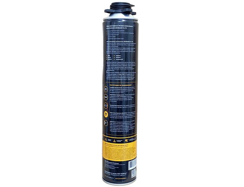 Монтажная пена KRONbuild «PRO 70» профессиональная 1000 мл фото 3