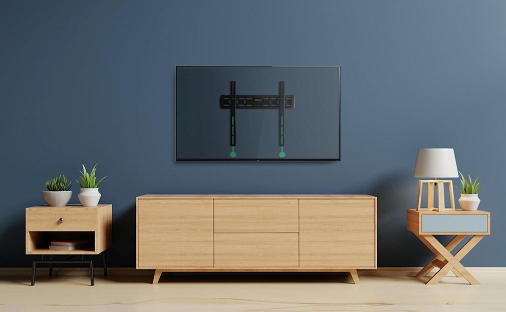 Кронштейн для телевизора Onkron FM5 черный 32"-65" макс.57кг настенный фиксированный фото 9