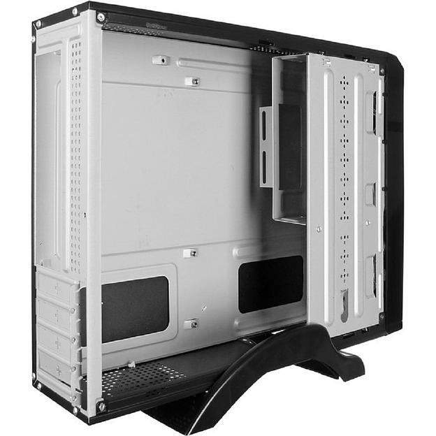 Exegate EX288781RUS Корпус Desktop ExeGate MI-207U-M350 (mini-ITX/mATX, БП M350 с вент. 8см, 2*USB+1*USB3.0, аудио, черный) фото 1