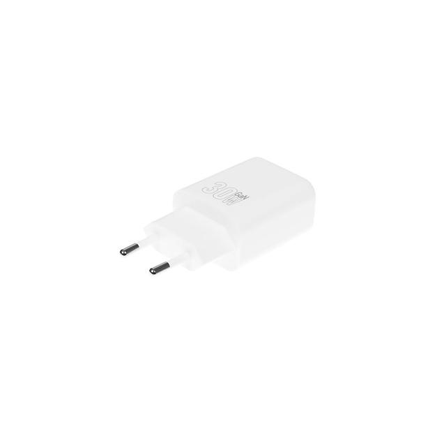 Сетевое зарядное устройство Hoco N63 Gentle, USB-C, 30Вт, 3A, белый фото 1