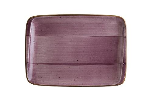 Блюдо прямоуг. 230*160 мм. Блэкберри, форма Мув /1/12/ фото 1