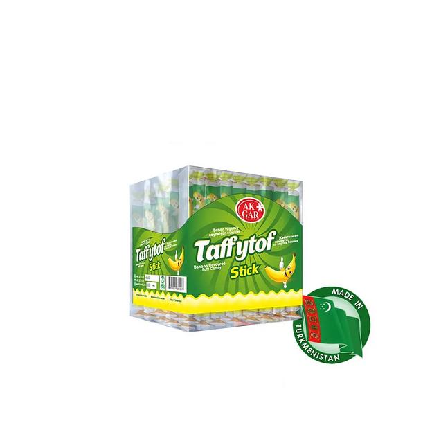 Жевательные конфеты АК ГАР со вкусом банана «Taffytof», опт фото 1