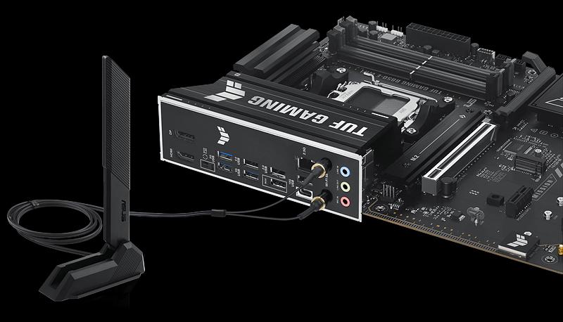 Материнская плата Asus TUF GAMING B850M-E WIFI SocketAM5 AMD B850 4xDDR5 mATX AC`97 8ch(7.1) 2.5Gg RAID+HDMI+DP фото 4