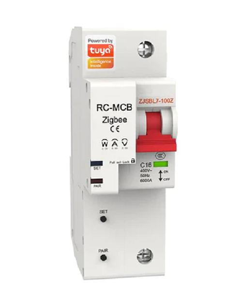 Выключатель MOES Zigbee circuit breaker 1P 10A ZCB-SC-1P10 фото 1