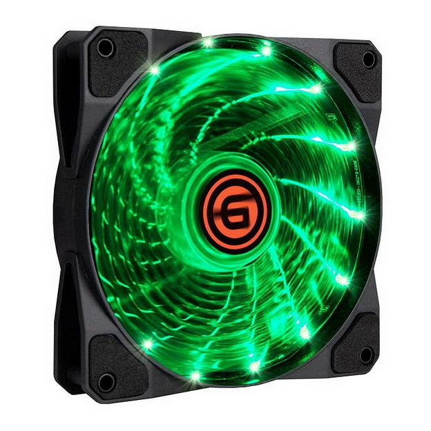 Вентилятор LED 12LG15 (зеленый) (108309) фото 1