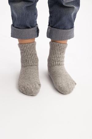 Носки детские из натуральной шерсти TOD Оймс цвет светло-серый фото 2