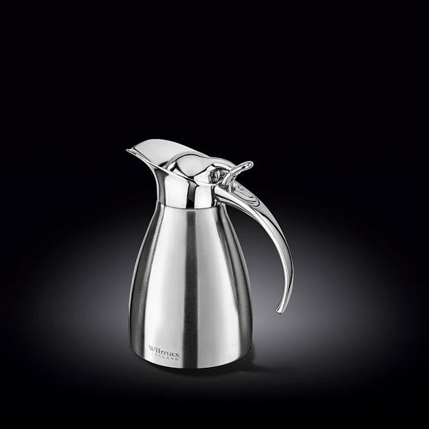 Кофейник-термос 0,6 л. вакуумный, нерж. Wilmax /1/12/ фото 1