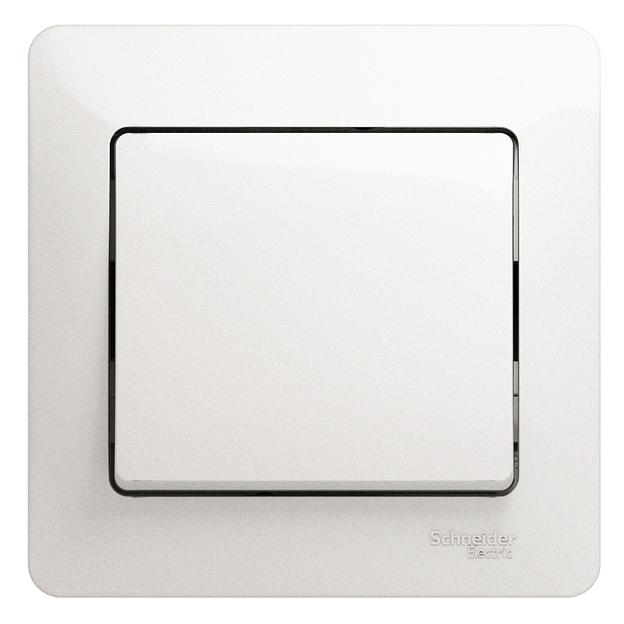 Systeme electric GSL000612 GLOSSA 1-клавишный ВЫКЛЮЧАТЕЛЬ, сх.1, 10АХ, в сборе, ПЕРЛАМУТР фото 2