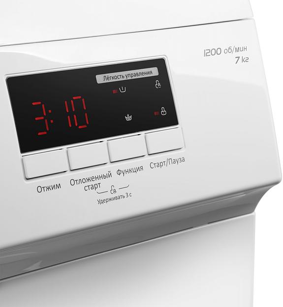 Стиральная машина Maunfeld MFWM127WH класс: A+++ загр.вертикальная макс.:6.5кг белый фото 9