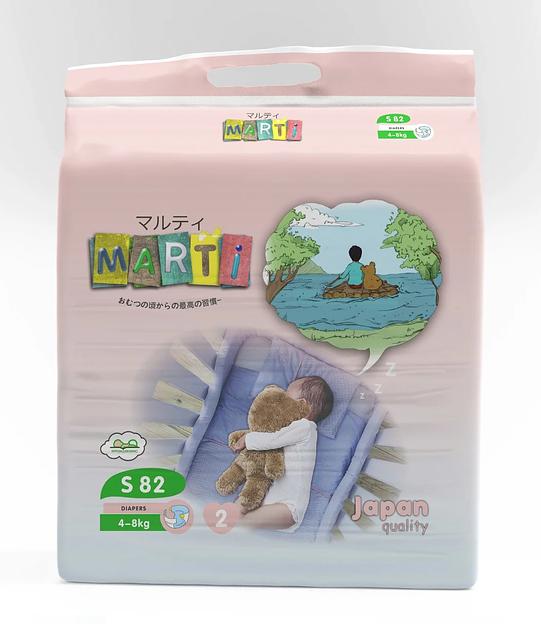 Подгузники Marti M 62 (6-11 кг) ОПТ фото 1