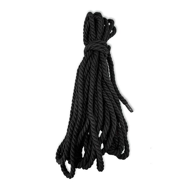 Канат хлопковый чёрный, 10 мм фото 5
