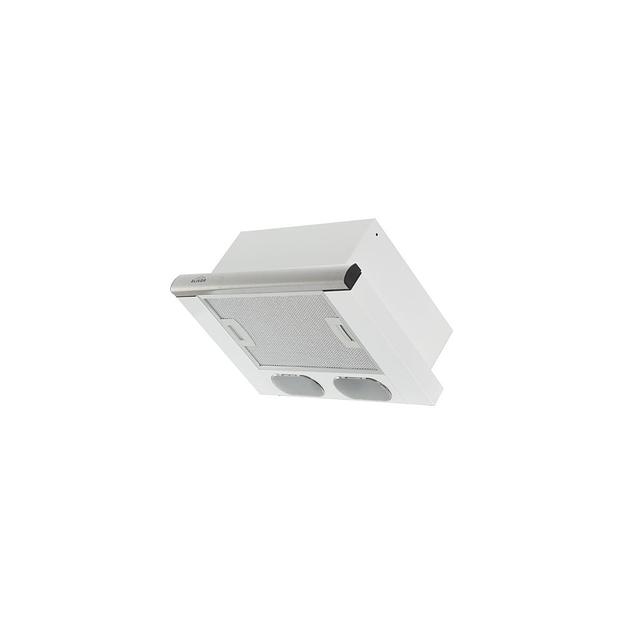 Встраиваемая вытяжка Elikor Интегра 45П-400-В2Л, управление кнопочное, белый/нержавеющая сталь [841582] фото 1