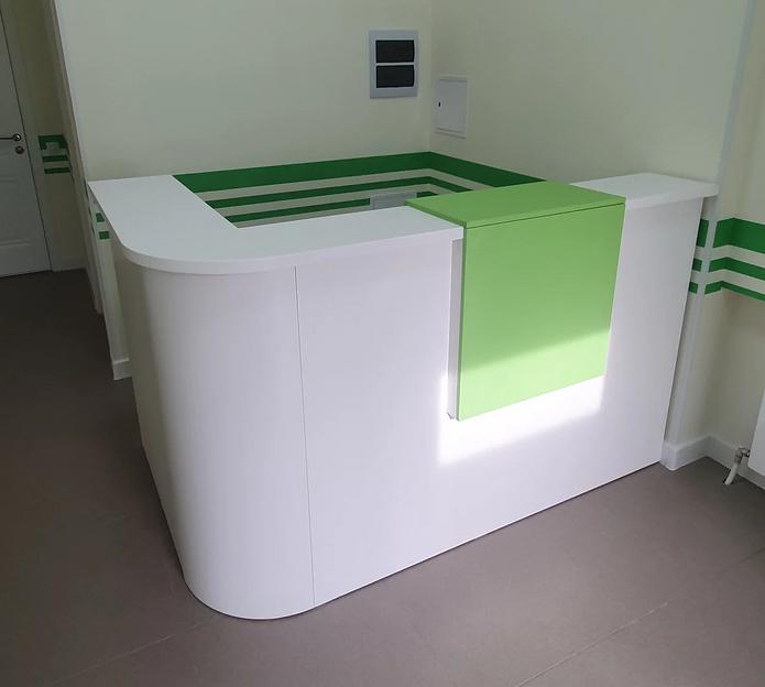 Изготовление стойки администратора (ресепшен) на заказ фото 9