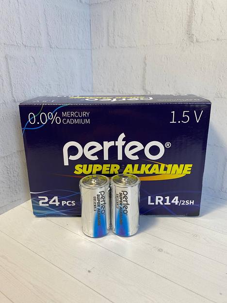 Батарейки Perfeo LR14/2SH Super Alkaline (2/24) ОПТ фото 3
