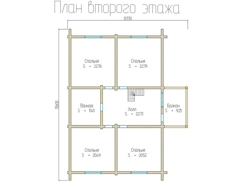 Проект дома ДД-316-4 22,5x14,5 фото 7