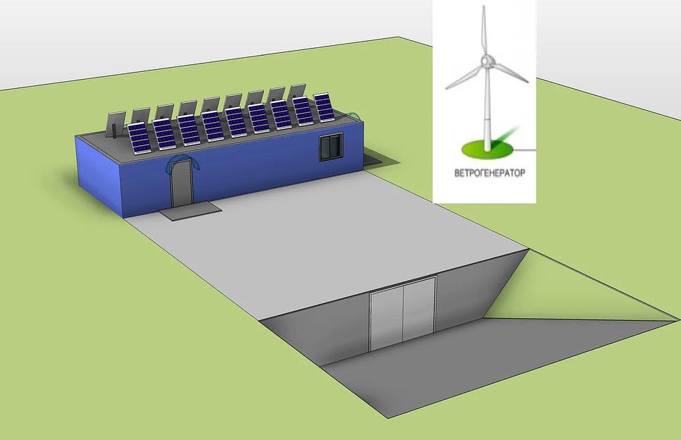 Автономная гибридная электростанция для аэропонного комплекса 3,5 кВт/час фото 1