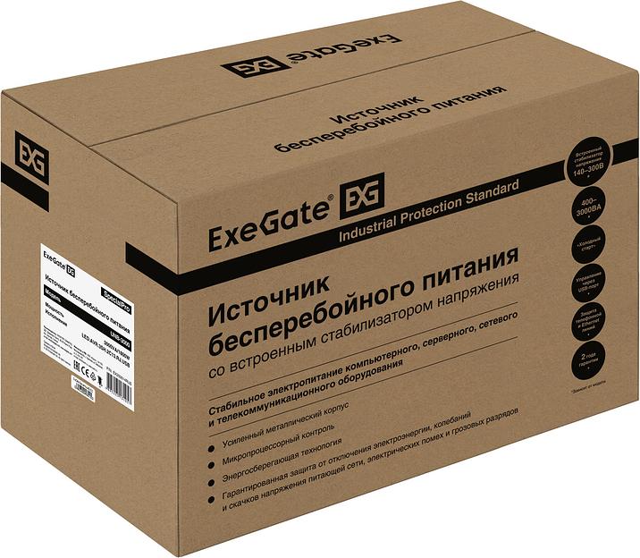 Источник бесперебойного питания Exegate SpecialPro EX292614RUS 1800Вт 3000ВА черный фото 4