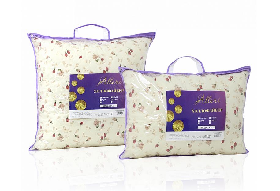 Подушка «Холлофайбер» полиэстер ультрастеп 70×70 ОПТ фото 1