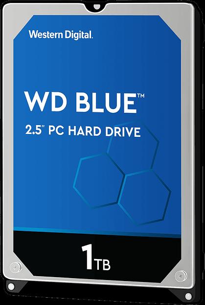 1TB WD Blue (WD10SPZX-08Z10T2) {SATA 6Gb/s, 5400 rpm, 128Mb buffer} фото 1