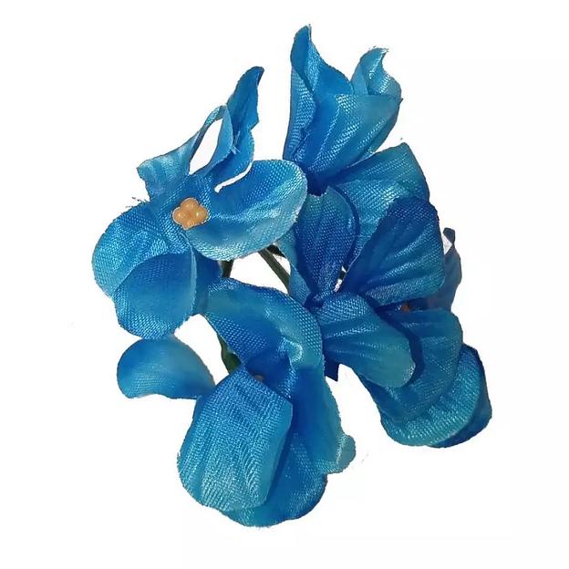 Соцветие из 5 фиалок 1м264 11см фото 5