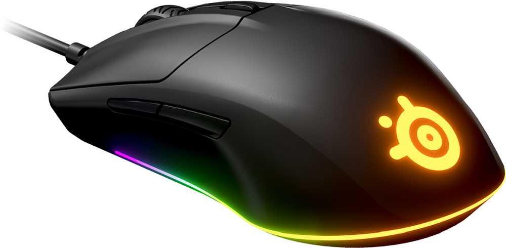 Мышь Steelseries Rival 3 черный оптическая (8500dpi) USB (6but) фото 1