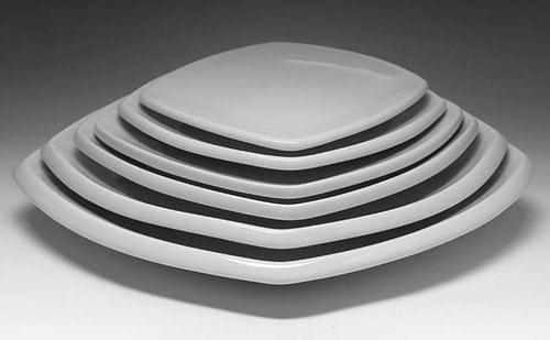 Тарелка квадр. 225*225 мм. Классик /1/6/24/ фото 1