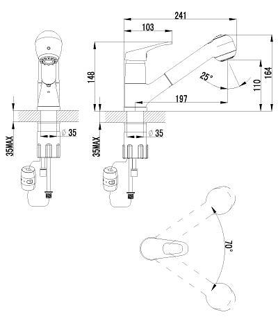 Смеситель Lemark Omega LM3150C для кухни фото 2