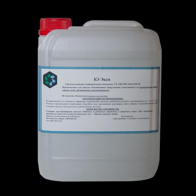 Средство для очистки теплообменников из цветных металлов «К3-Экси» 10 л. фото 1