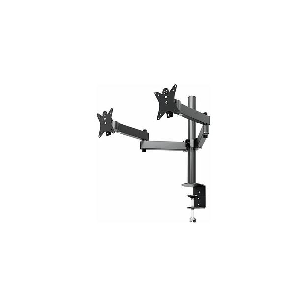 Кронштейн для мониторов Holder MDS-SU203-B, до 32", до 8кг, настольный, поворот и наклон верт.перемещ., черный фото 1