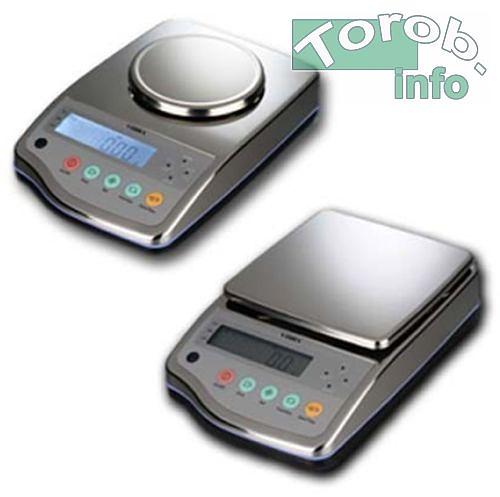 ViBRA CJ-6200ER - весы лабораторные влагозащищенные. max-6200г, d-0.1 г, класс точности Высокий (II), калибровка Внешняя, размер плат. 190х190 фото 1