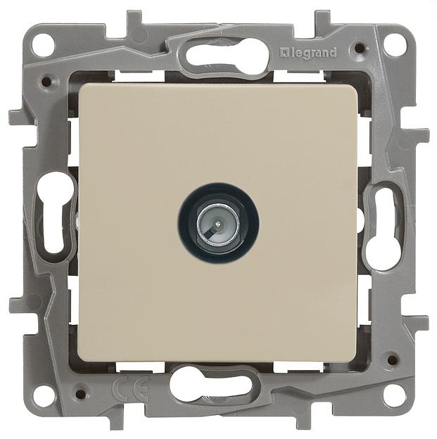 ETIKA Розетка TV оконечная, Сл.кость Legrand 672365 фото 1