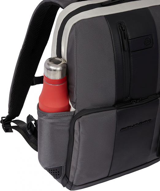 Рюкзак Piquadro Brief2 Special CA3214BR2S/GRN серый/черный нейлон/натур.кожа фото 7