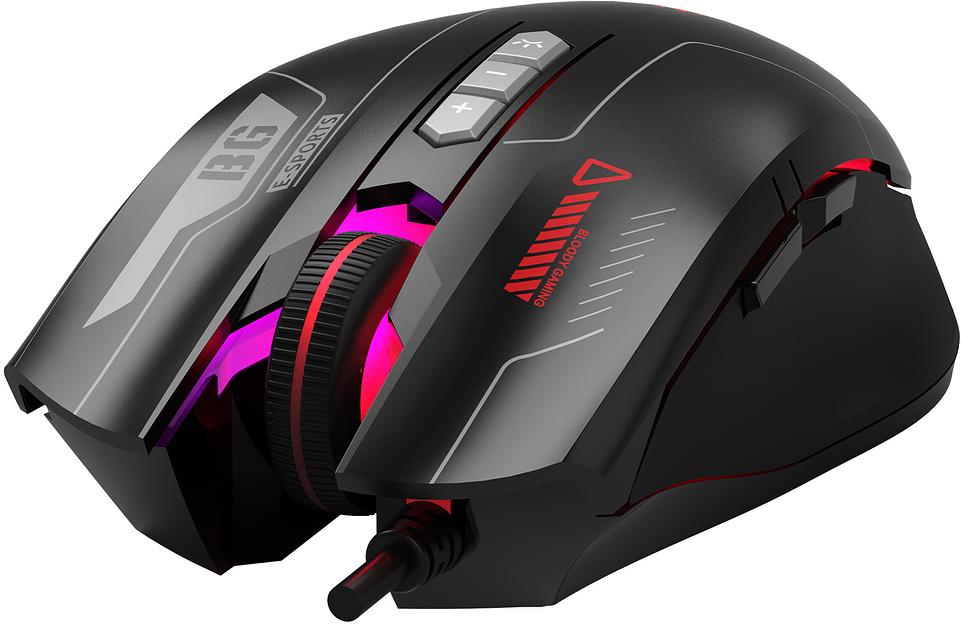 Мышь A4Tech Bloody ES7 черный оптическая (6200dpi) USB (8but) фото 5