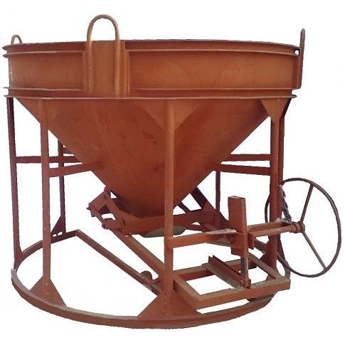 Бадья для бетона круглая с клешневым затвором «Штурвал» БКШ-1 фото 1