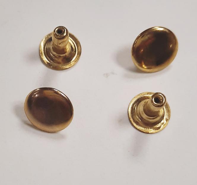 Блочка (заклепка) (8-9мм) Золото (уп.25шт.) фото 1