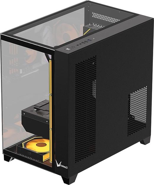 Корпус Formula Crystal Z9 черный без БП ATX 2xUSB3.0 1xUSB3.1 audio bott PSU фото 5