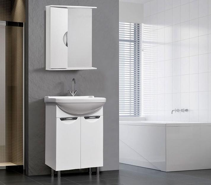 Зеркало-шкаф Афина 50 DORATIZ 2711.700 белый фото 6