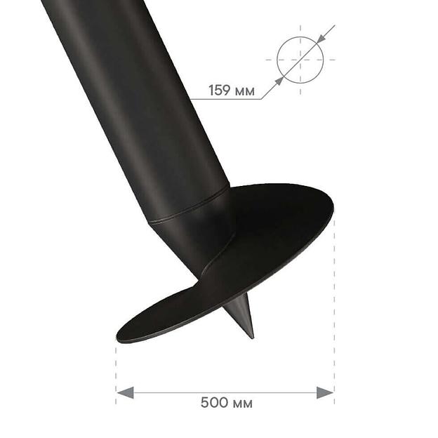 Винтовая свая 159х4500 фото 5