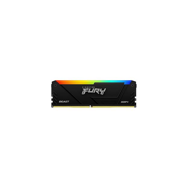 Оперативная память Kingston Fury Beast KF436C17BB2A/8 DDR4 - 1x 8ГБ 3600МГц, DIMM, Ret фото 1