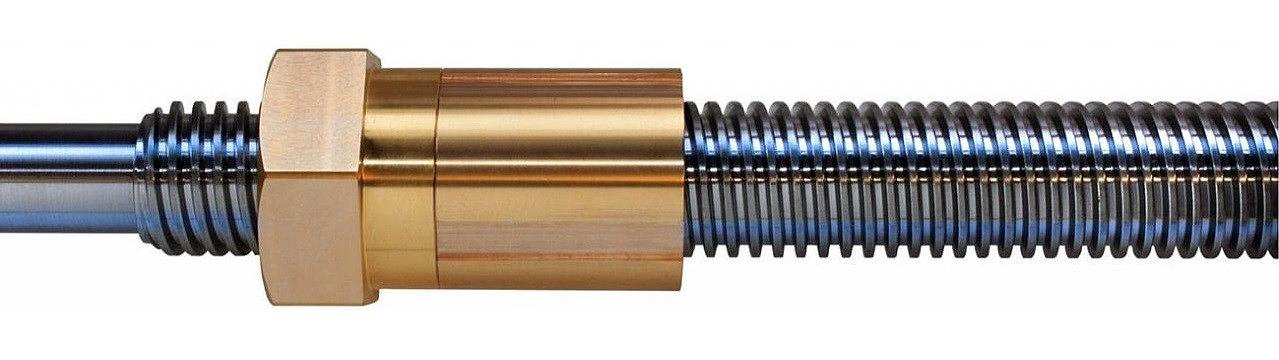 Винты с трапецеидальной резьбой с гайками фото 1