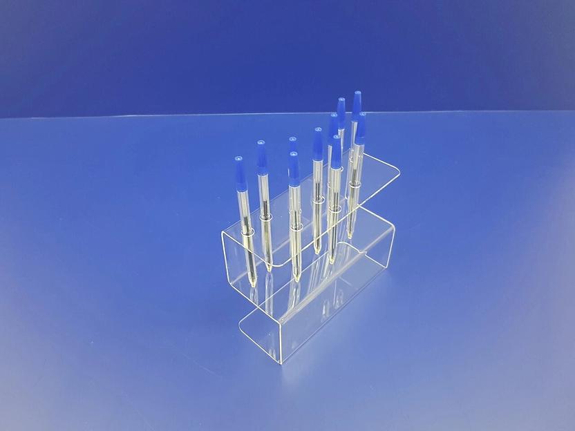 Подставка для ручек карандашей кистей 10 секции (S-образные, место для логотипа фото 1