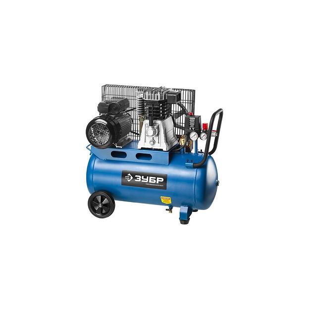 Компрессор поршневой Зубр Профессионал ЗКПМ-440-50-Р-2.2 масляный фото 1