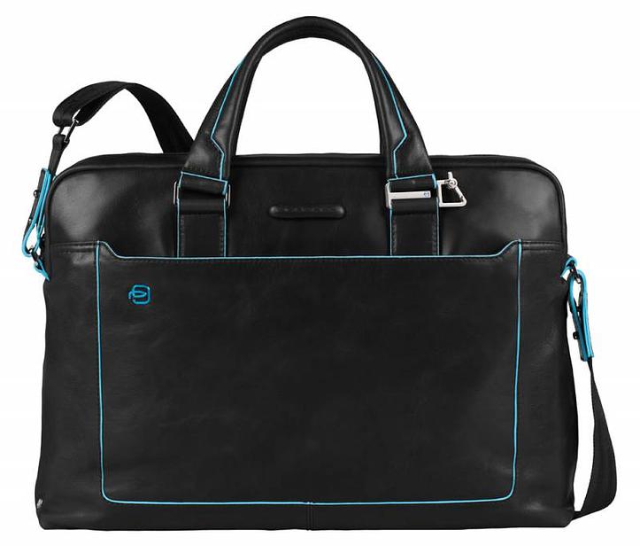 Сумка Piquadro Blue Square CA3335B2/N черный натур.кожа фото 1