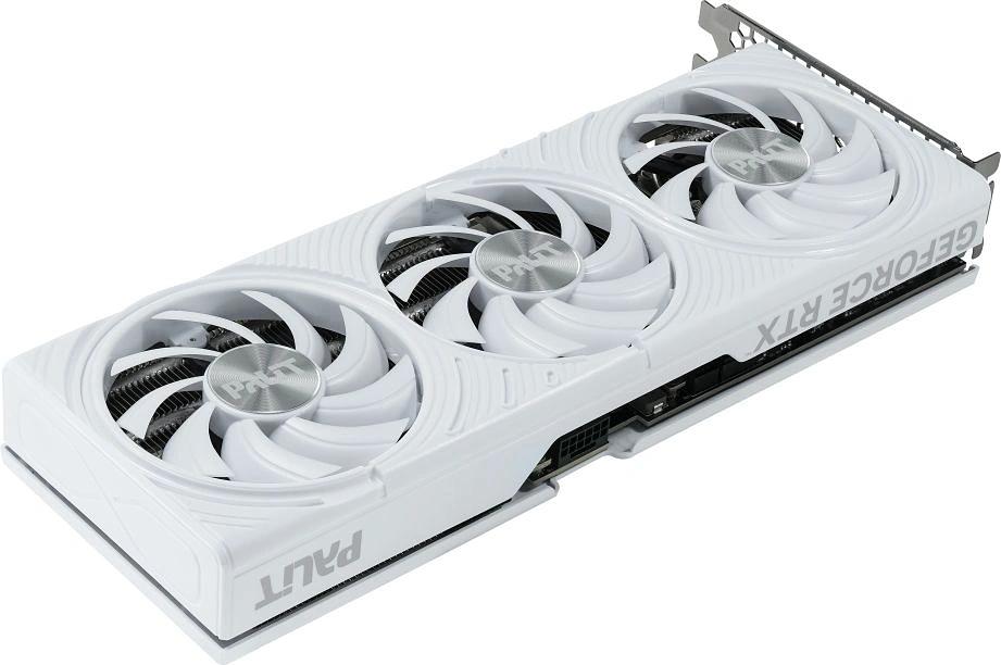 Видеокарта Palit PCI-E 5.0 PA-RTX5070 WHITE OC NVIDIA GeForce RTX 5070 12Gb 192bit GDDR7 2325/28000 HDMIx1 DPx3 HDCP Ret фото 3