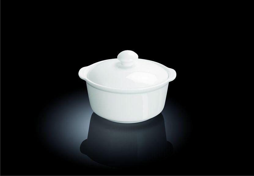 Бульонница 300 мл. d=115 мм. h=60 мм. с ушками, с крышкой Wilmax (блюдце 47707) /6/36/ фото 1