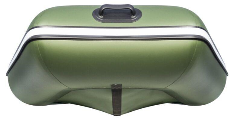 Лодка Аква 2900 слань книжка, киль, 2900*1420*400 мм., цвет: зеленый фото 6